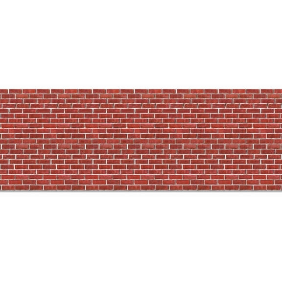 Brick Wall Backdrop Party Accessory (1 count) (1/Pkg)