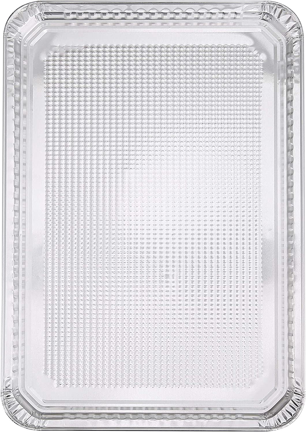 Disposable Bakeware Aluminum Rectangular Cookie Sheets for Baking and Roasting, 12 Count-16" x 11" x 0.25" - Textured, Made from Aluminum - Baking Sheets, Baking Pans, Foil Cookie Sheet