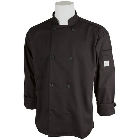 Mercer Millennia Cutlery Unisex Black Chef Coat - 3XL