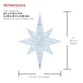 thumbnail image 6 of Alpine Corporation Star Christmas Tree Topper with Cool White LED Lights, 6 of 12