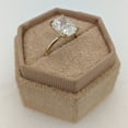 thumbnail image 3 of SOLITAIRE JEWELS 4 Ct Cushion Moissanite Diamond Engagement Solitaire Ring 18K Yellow Gold, 3 of 7