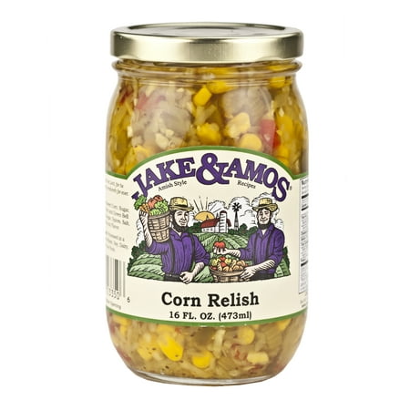Spicy Corn Relish - Jake & Amos Corn Relish 16 oz. Jar (2 Jars)