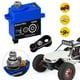 thumbnail image 1 of Digital Micro Servo Metal Gear GOUPRC 7KG RC Servo con brazo robótico para TRX-4 TRX-6 y SCX10 Servo bloqueo diferencial Control remoto Piezas actualización automóvil (3 piezas), 1 of 9