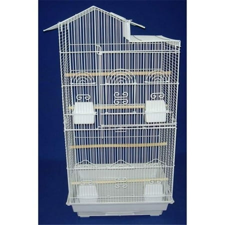 Villa Top Small Bird Cage in White