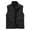 Black, variant on Mens Windproof Water-Resistant Softshell Nylon Warm Vest Full Zip Sleeveless Jacket with Muti Pockets Lightweight Fleece Outerwear for Cycling Hiking Outdoor Khaki