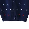 thumbnail image 7 of BULLPIANO Girls Cardigan Cotton Knit Kids Cute Cardigan Long Sleeve Crew Neck Button Sweaters for Girl, 7 of 7