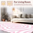 thumbnail image 2 of ODIKA 2'x3' Machine Washable Non-Slip Area Rug, Artistic Contemporary Floor High Traffic Rug, Pink, 393406, 2 of 7