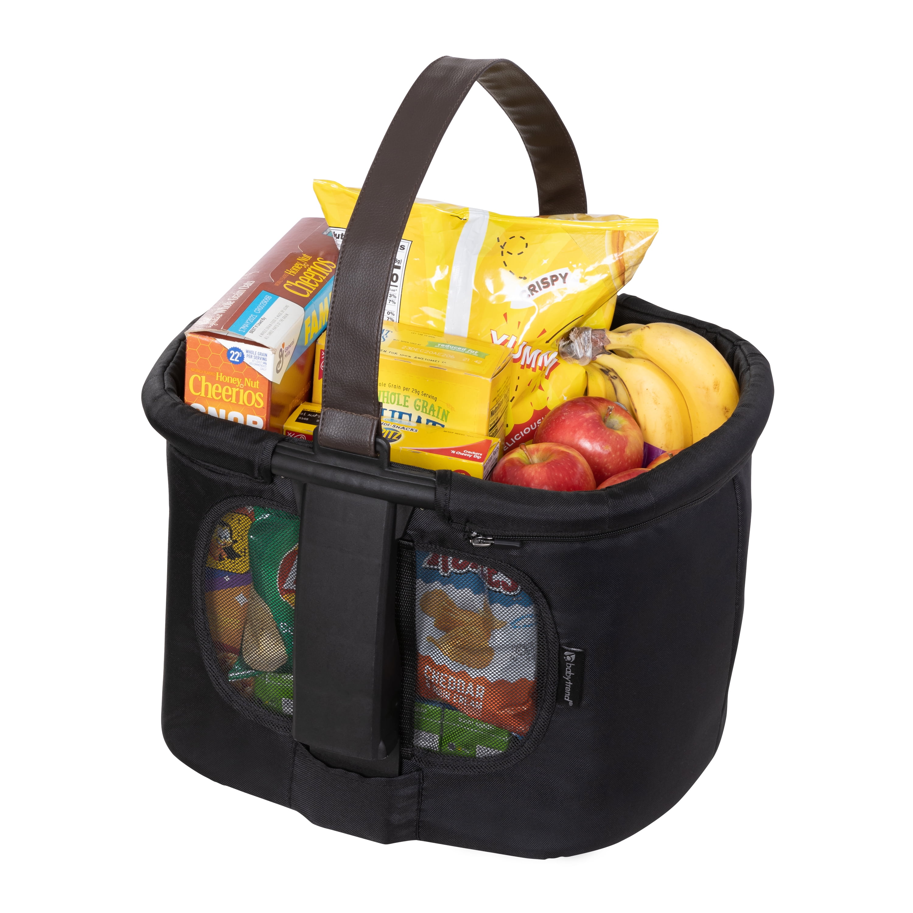 Baby Trend Modular Storage Basket for Morph Single to Double Stroller, Black