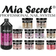 Mia Secret - Monomer 32 oz + COVER Powder - 8 oz; ALL 10 Colors