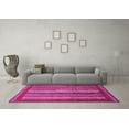 thumbnail image 3 of Ahgly Company Indoor Rectangle Abstract Pink Modern Area Rugs, 2' x 5', 3 of 4