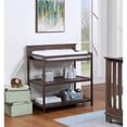 thumbnail image 2 of Suite Bebe Grayson 2-shelf Traditional Wood Changing Table in Brown, 2 of 4