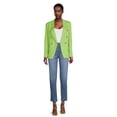 thumbnail image 3 of Attitude Unknown Women’s and Women’s Plus Ponte Blazer, Sizes XS-3X, 3 of 5