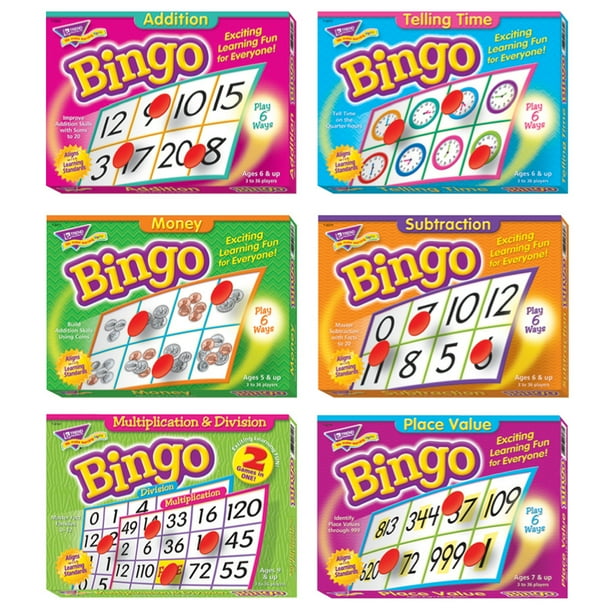 Trend Math Bingo Pack Combo Set