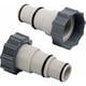 thumbnail image 1 of Adaptador de manguera para piscina, 2 uds. Adaptador A para piscina, adaptador A Intex, con rosca interna, diámetro 32/38 MM, 1 of 5