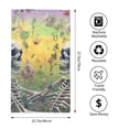 thumbnail image 2 of Kdxio Hand Towel Flower Butterfly Skull Couple for Bathroom Kitchen Fingertip Bath Towels 27.5 x 16 Inch Home Hotel Gym Laundry Room, 2 of 5