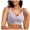 Purple, variant on Womens Seamless Bras No Underwire Scalloped Push Up Bras Soft Wireless Comfort Bralettes Full Coverage Everyday Bra