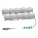 thumbnail image 1 of Luces LED regulables Yuyangstore para espejo Bombillas USB tocador, 1 of 8