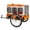 Orange / Steel, variant on FunMay Folding Bike Trailer for Dogs, Orange/Steel Metal