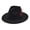 Black, variant on Mens Fedora Hats Classic Wide Brim Fedora Hat for Women Men Dress Hats Panama Hat with Band