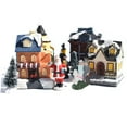 thumbnail image 6 of Generic Christmas Village Sets-Christmas Decorations,LED Lighted Christmas Village Houses with Figurines, Christmas Village Collection Indoor Room Decor - Collectible Buildings, 6 of 7