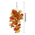 thumbnail image 3 of Maple Leaves Hanging Fall Leaf Vines, Autumn for Thanksgiving Halloween Birthday Parties DIY Art Projects, 3 of 4