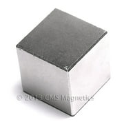 CMS Magnetics 1-Inch Neodymium Cube Magnet in Safe Keeper - Strong NdFeB Rare Earth Magnet with Triple Coating, Durable & Powerful