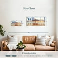 thumbnail image 3 of Elephant Stock Window To Summer Beach Wall Art - Horizontal Multi Panel Canvas - Living Room Wall Decor - Beach Multi Panel - Red And Beige Decor - 22" x 10", 3 of 4