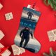 thumbnail image 4 of Aquaman Tema: Calcetines de Navidad, fino lino blanco para colgar en escaleras y chimenea, decoración navideña para el hogar, regalo de Navidad. 45cm × 32cm, 4 of 5