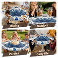 thumbnail image 5 of Round Tablecloth with Elastic Waterproof Table Cover for Up to 36"-65" Round Table, Oil Proof Circle Cover for Kitchen Dining Camping Picnic Party Holiday, 5 of 8