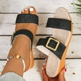 thumbnail image 5 of Wensltd Womens Orthopedic Sandals Comfortable Strap Sandals for Summer Beach Outings and Stylish Outdoor Daily Wear Black, 5 of 8