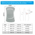 thumbnail image 2 of Uxcell L Protectores de Rodilla para Volleyball, Protectores de Rodilla de Espuma, Faja, Gris 3 Pares, 2 of 6