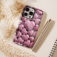 thumbnail image 6 of Heart Design Luxury Shiny Valentine's Day Gift Phone Case for Women Compatible with iPhone 11/12/13/14/15/16 (Pro Max/Plus), 6 of 9
