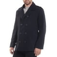 thumbnail image 5 of Alpine Swiss Jake Mens Pea Coat Wool Blend Double Breasted Dress Jacket Peacoat, 5 of 7