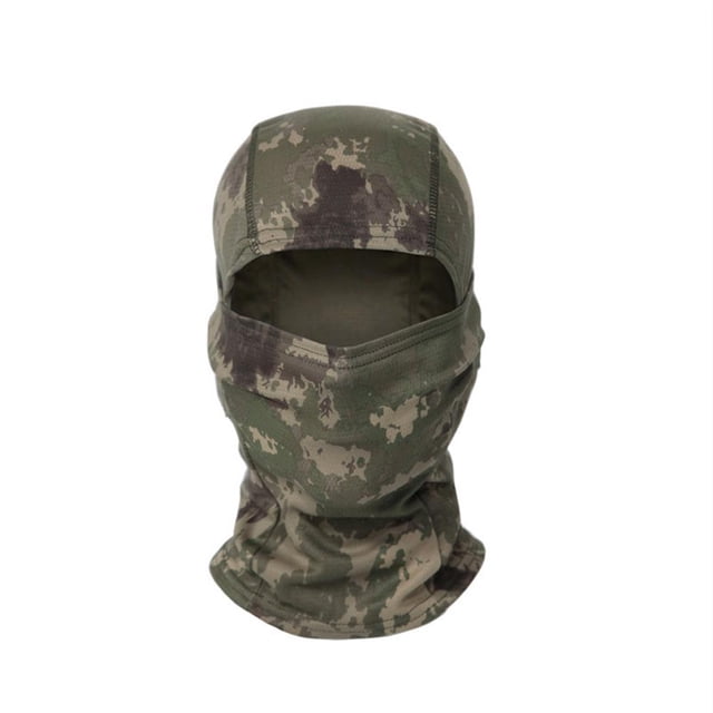 1 Pce Cagoule Camouflage Tactique Masque Intégral Extérieur Randonnée Moto Cyclisme Cache-Cou Vélo
