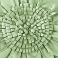 thumbnail image 3 of Collections Etc Elegant Blooming Flower Pillow Cover Sage 17" x 17", 3 of 3