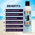 thumbnail image 3 of Frankie on the Beach Soothing Probiotic Liquid Shampoo for Dogs, Coconut Pina Colada Scent, 12 oz Bottle - Made in the USA, 3 of 5