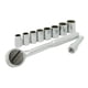 thumbnail image 1 of Juego De 10 Dados Y Accesorios Métr 3/8In En Rack Surtek SURTEK A02M, 1 of 2