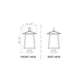 thumbnail image 5 of Z-Lite 5 Light Outdoor Pier Mounted Fixture, 5 of 5