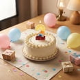 thumbnail image 3 of Number Birthday Candle, Sparkle Rainbow Glitter, 1 Piece,Suitable for Birthday Party Cake Decoration, 3 of 4