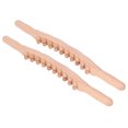 thumbnail image 1 of 2 palos de madera para raspar, alivian la fatiga, 20 puntos de masaje, rodillo de masaje más suave para salón de belleza en casa., 1 of 14