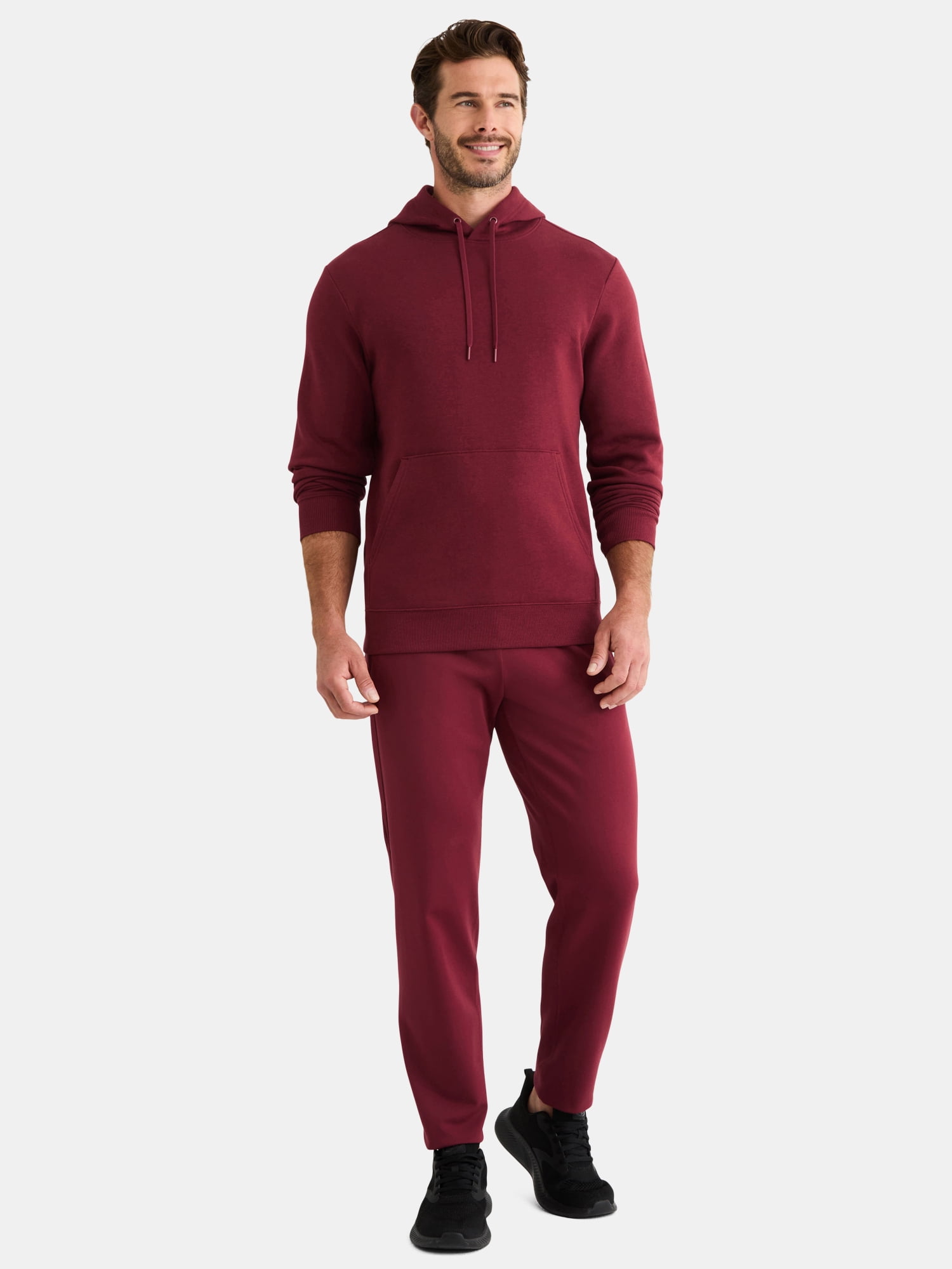 Athletic Works Men's & Big & Tall Men's Fleece Hoodie Sweatshirt, Sizes XS-4XLT