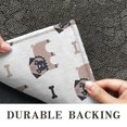 thumbnail image 6 of Cartoon Pug Dog Door Rugs,Washable Non Slip Door Mats Indoor,Decorative Door Mats,Entry Mat Indoor for Entrance,Bedroom,Kitchen,Bathroom,17"x30", 6 of 6