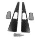 thumbnail image 5 of Conjunto de rejilla de admisión con placa antideslizante y accesorios con tuercas para tapa del capó del motor Negro, 5 of 9