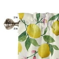 thumbnail image 3 of Japanese Kitchen Cherry Blossom Lucky Cloud Small Window Curtain Valance Sheer Short Curtain Bedroom Home Decor Voile Drapes, 3 of 5