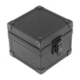 thumbnail image 2 of Reloj Sporter de pantalla Slot para hombres Organizador de joyas portátiles de joyería portátil de lujo Caja de almacenamiento de reloj para Memento Fibra de carbono Negro, 2 of 8