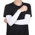 thumbnail image 2 of WEST BIKING Ice Silk Anti UV Arm Sleeves Covers Sport Arm Guards (Blanco S) Sywqhk Alta Calidad, 2 of 6