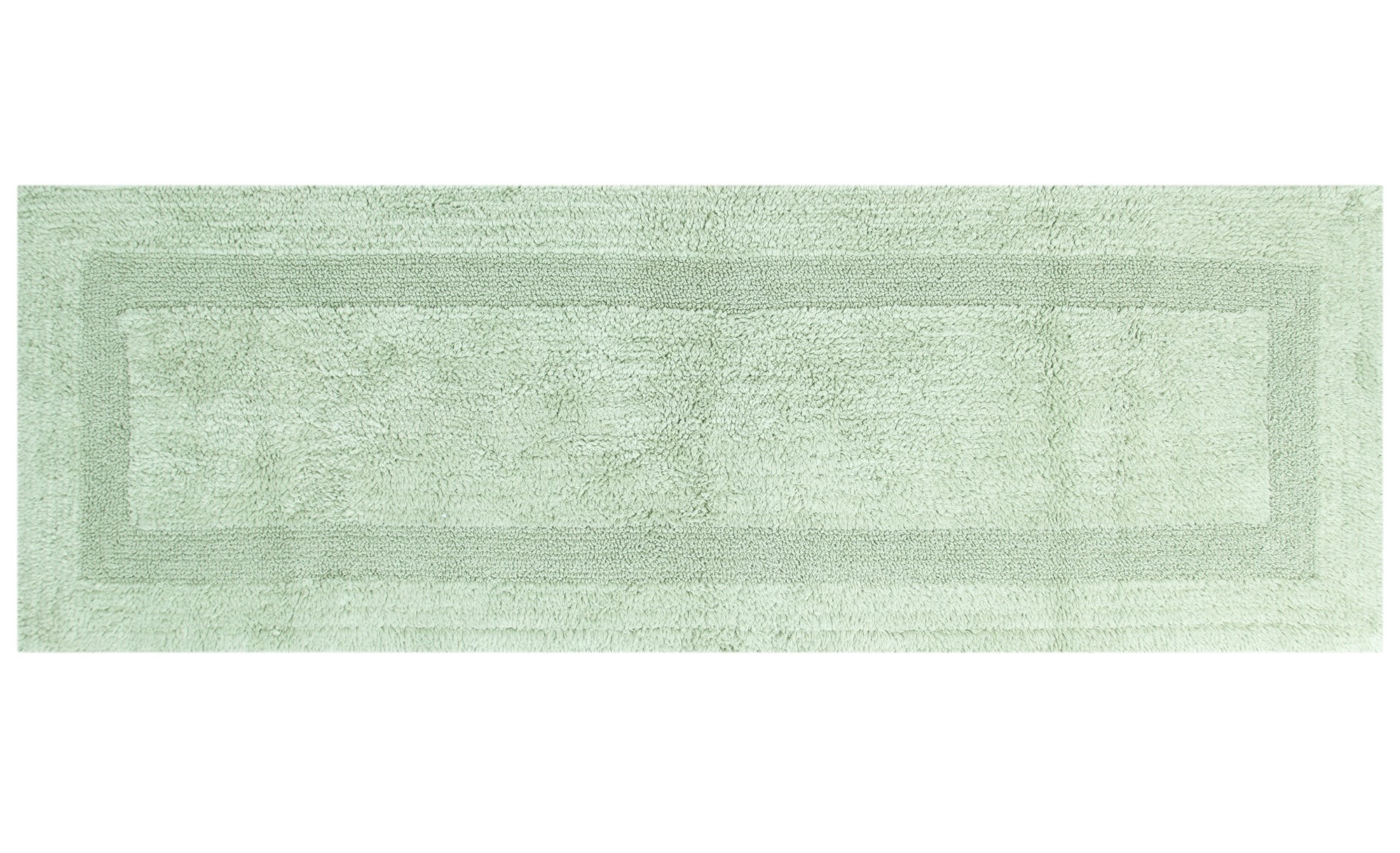 Addy Home 100 Cotton Loop Textured Reversible Bath Rug Sage (24 In X