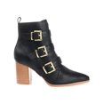 thumbnail image 2 of Journee Collection Womens Winsley Tru Comfort Foam Inside Zip Stacked Heel Booties, 2 of 6