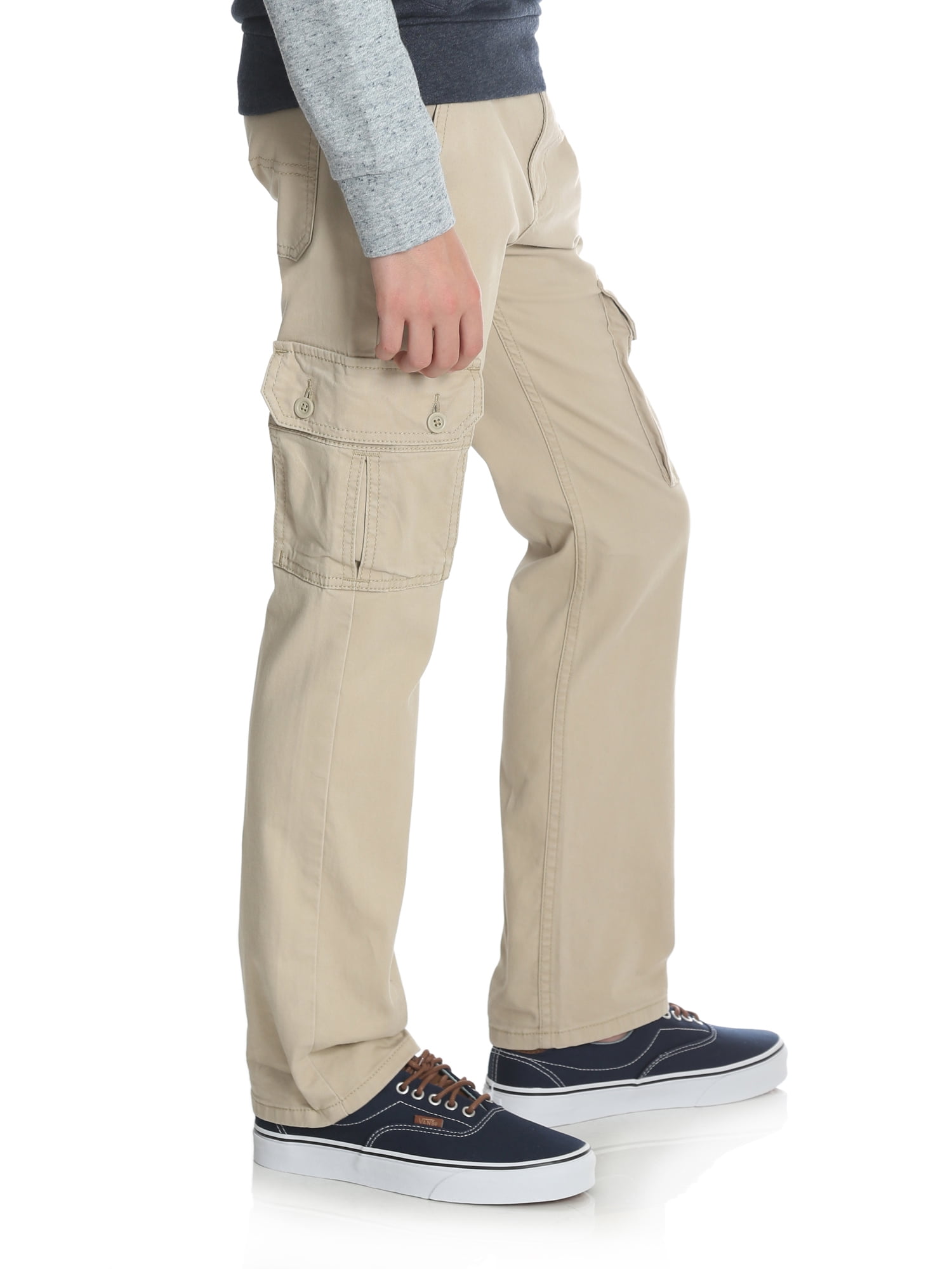 Wrangler Boys Stretch Cargo Pants, Sizes 4-16 & Husky