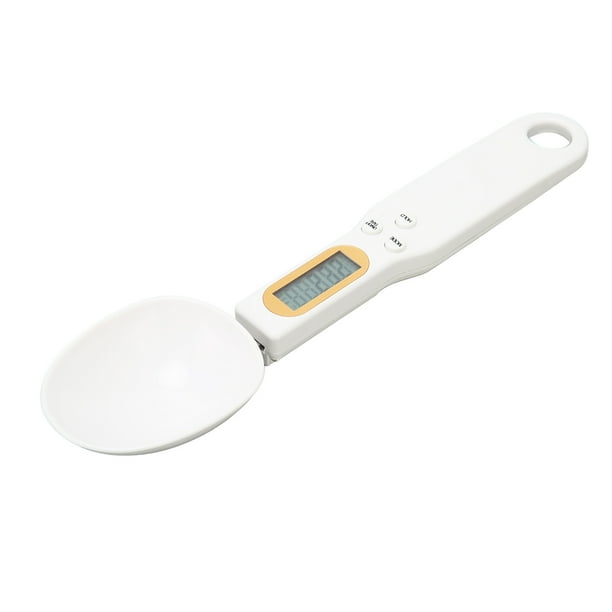 Báscula de cuchara digital multifunción de alta precisión 500 g 0,1 g báscula electrónica recargable para alimentos con pantalla LCD